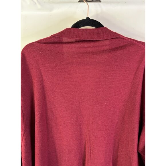 VTG 80s Brooks Brothers Merino Wool Lightweight Knit Collared Sweater - Picture 6 of 8
